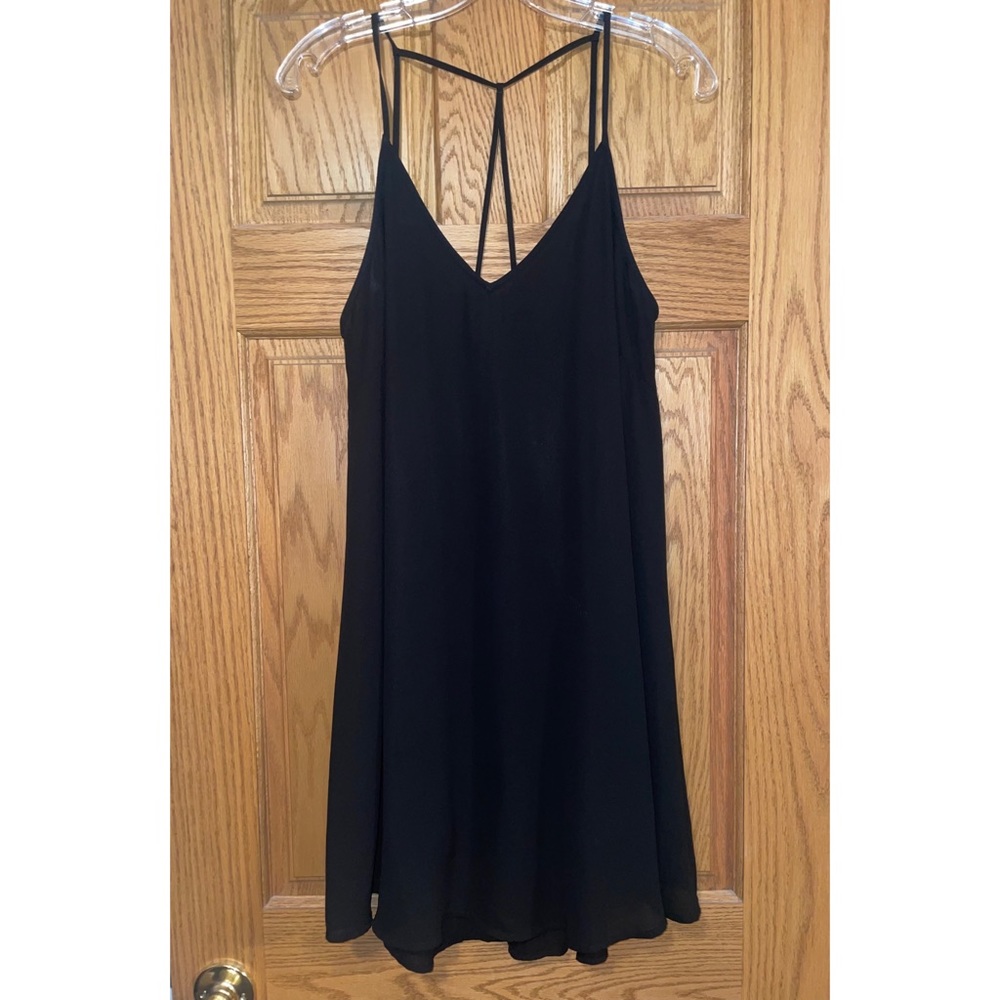 Black light double lined dress